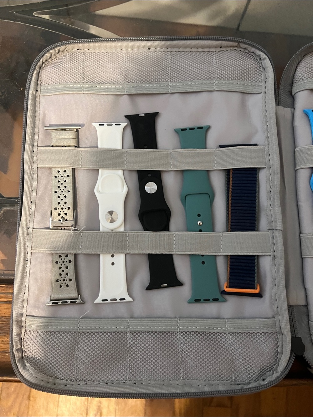 Apple Watch band case with watch bands and watch covers